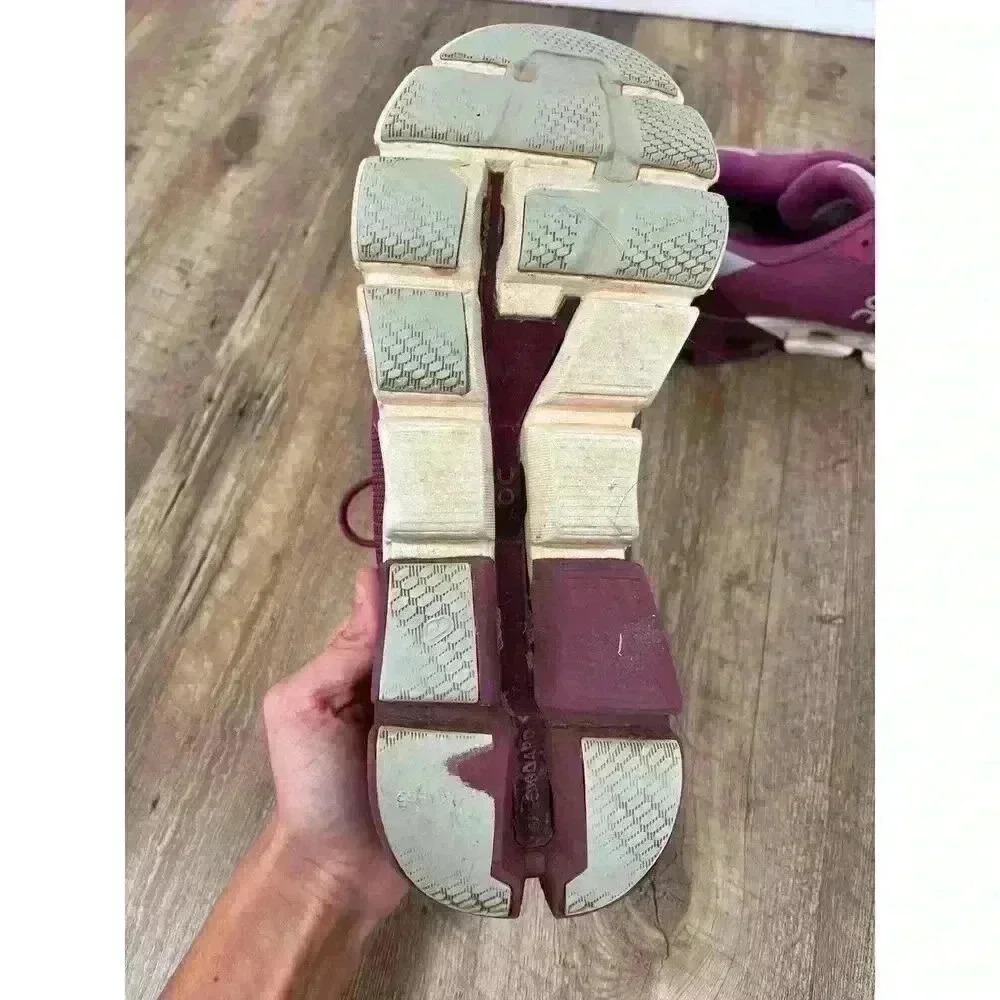 On Cloud Cloudflyer Women's 10.5 Running Shoes Magenta Mulberry Sneakers - Picture 11 of 15